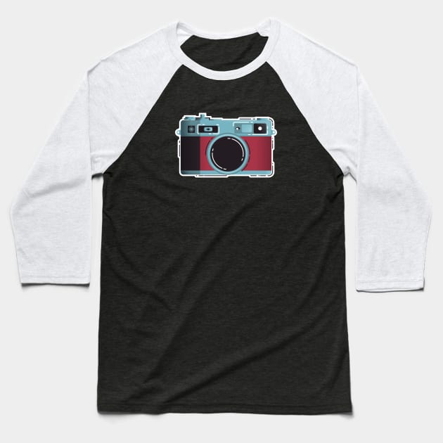 Little Yashica Baseball T-Shirt by miguelangelus